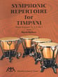 Symphonic Repertoire for Timpani cover